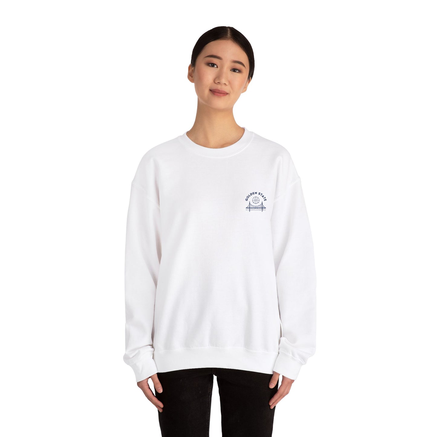 The City Embroidered Heavy Crewneck Sweatshirt