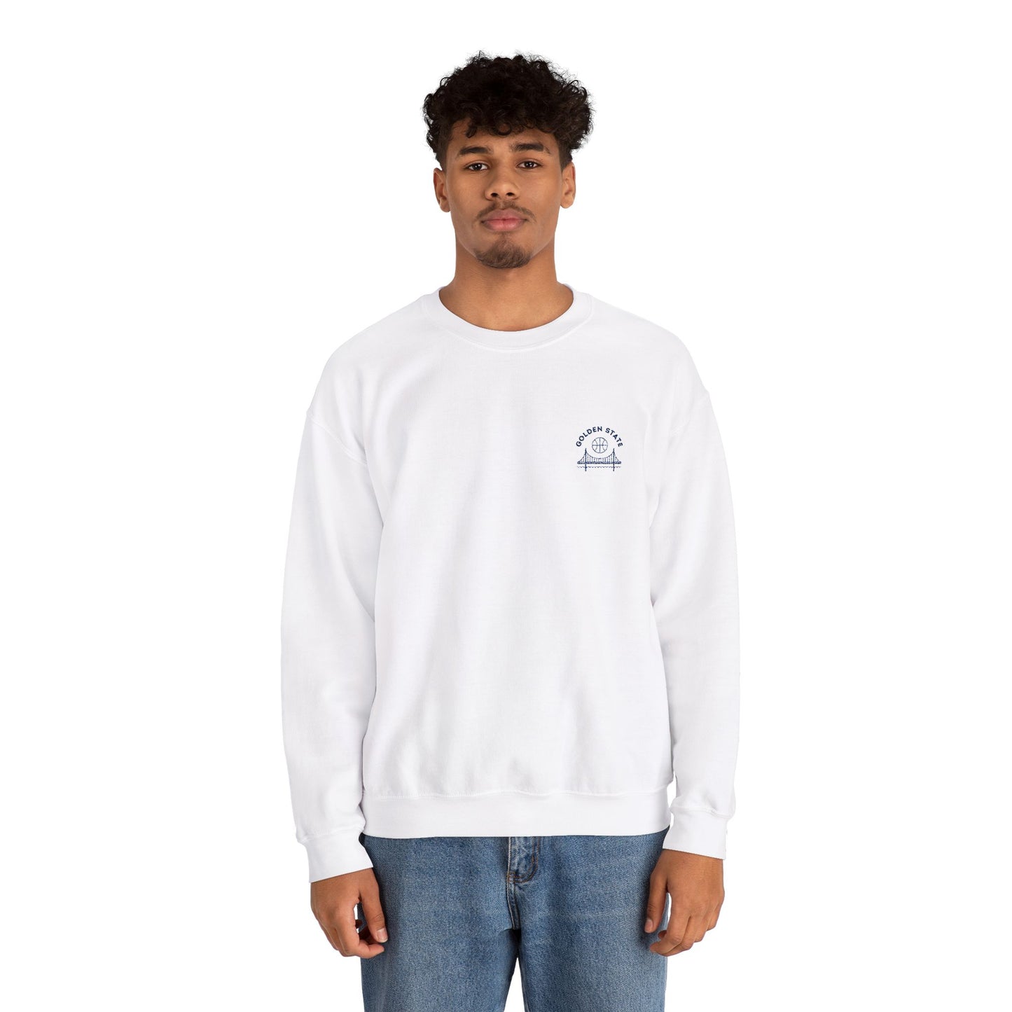 The City Embroidered Heavy Crewneck Sweatshirt