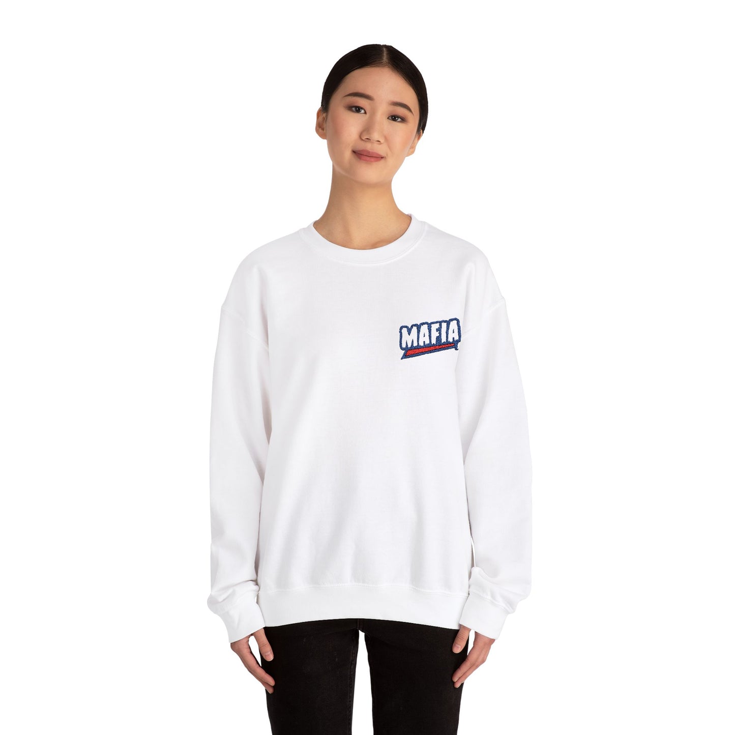 MAFIA Embroidered Heavy Crewneck Sweatshirt