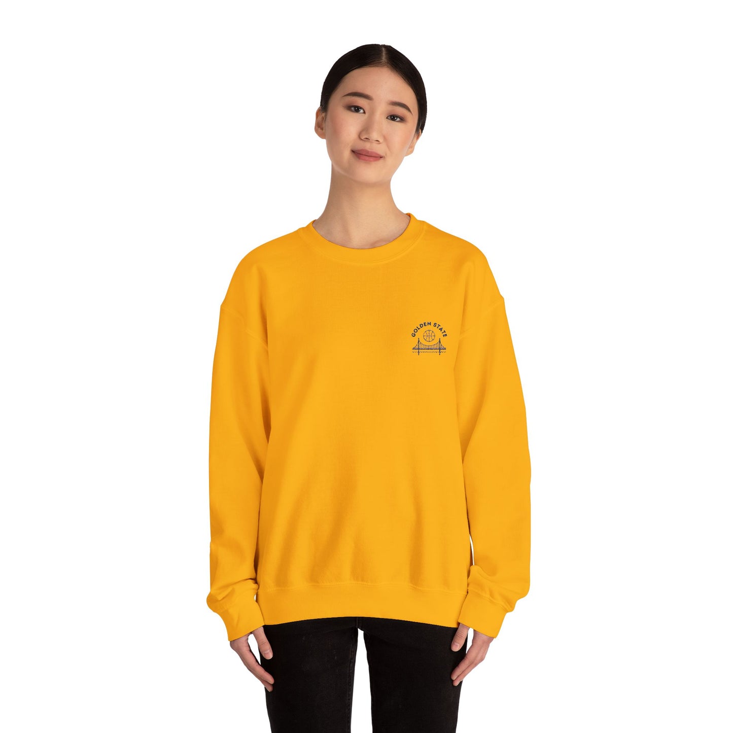 The City Embroidered Heavy Crewneck Sweatshirt